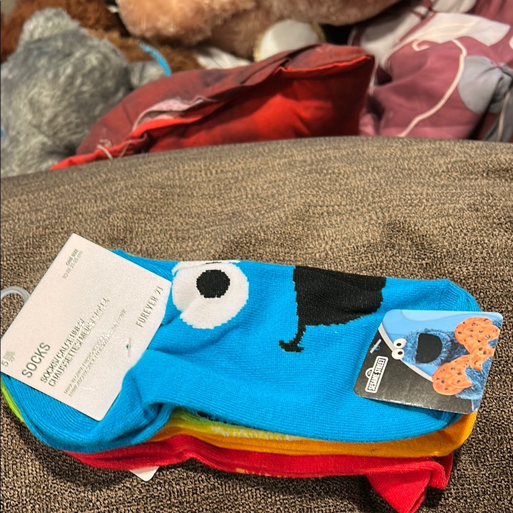 Sesame Street Characters Socks Set - Picture 1 of 5